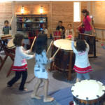 和太鼓教室（子供）練習風景画像